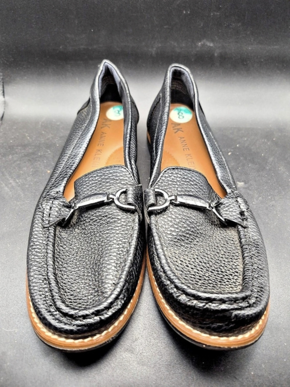 Anne Klein Black Loafers US 8